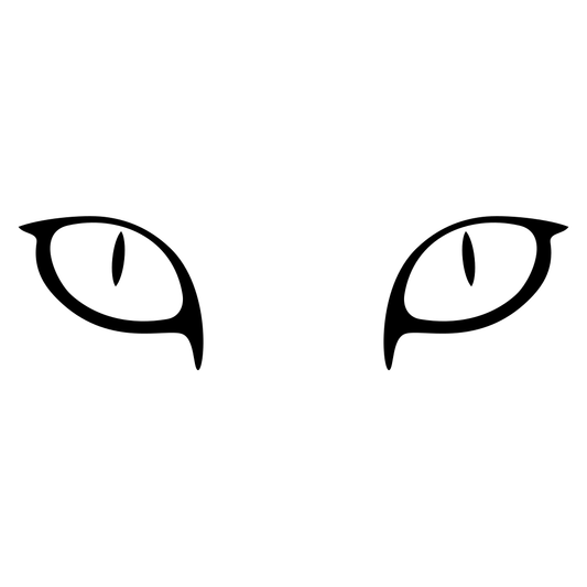 Creative vector design of striking cat eyes for crafting
