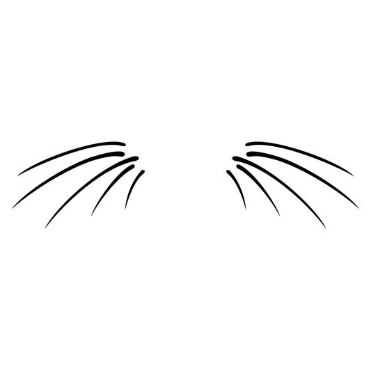 Creative cat moustache design for cutting machines