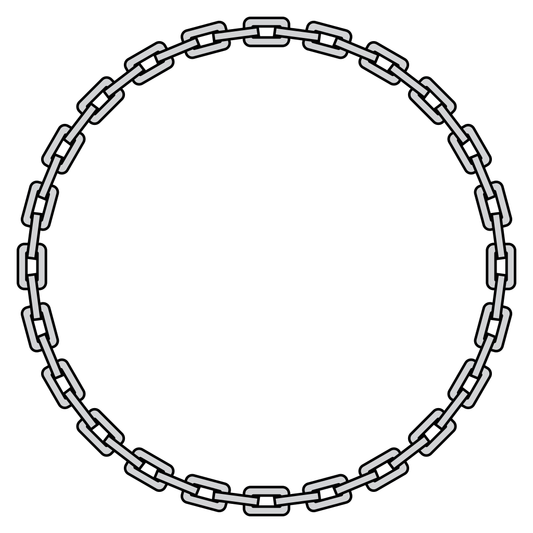 Creative chain design for cutting machines and crafts