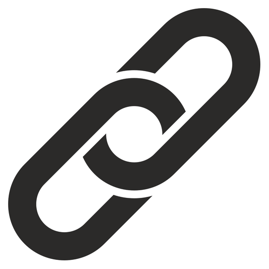 Elegant chain link vector design for crafting projects