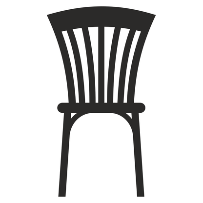Stylish vector chair design for cutting machine projects
