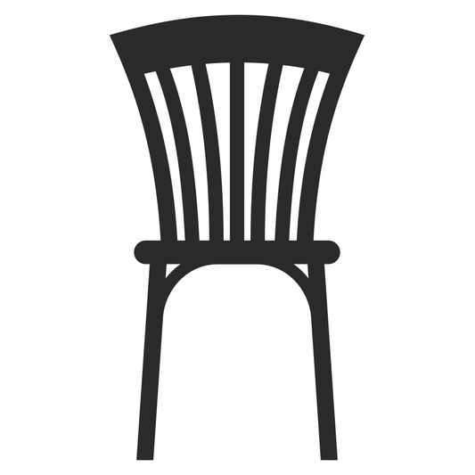 Stylish vector chair design for cutting machine projects