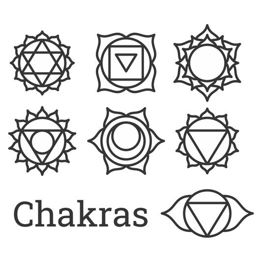 Unique chakra symbols for creative crafting projects
