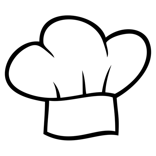 Elegant chef hat design for crafting your culinary dreams
