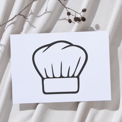 Chef hat vector design for creative cutting machine projects
