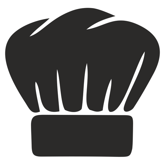 Creative chef hat design for cutting machine projects