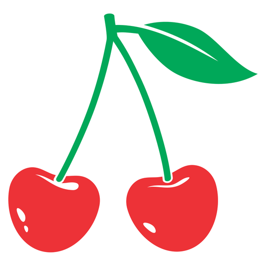 Creative black cherry vector for cutting machine projects
