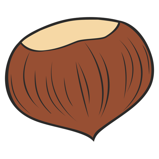 Creative vector illustration of a nut ideal for crafting