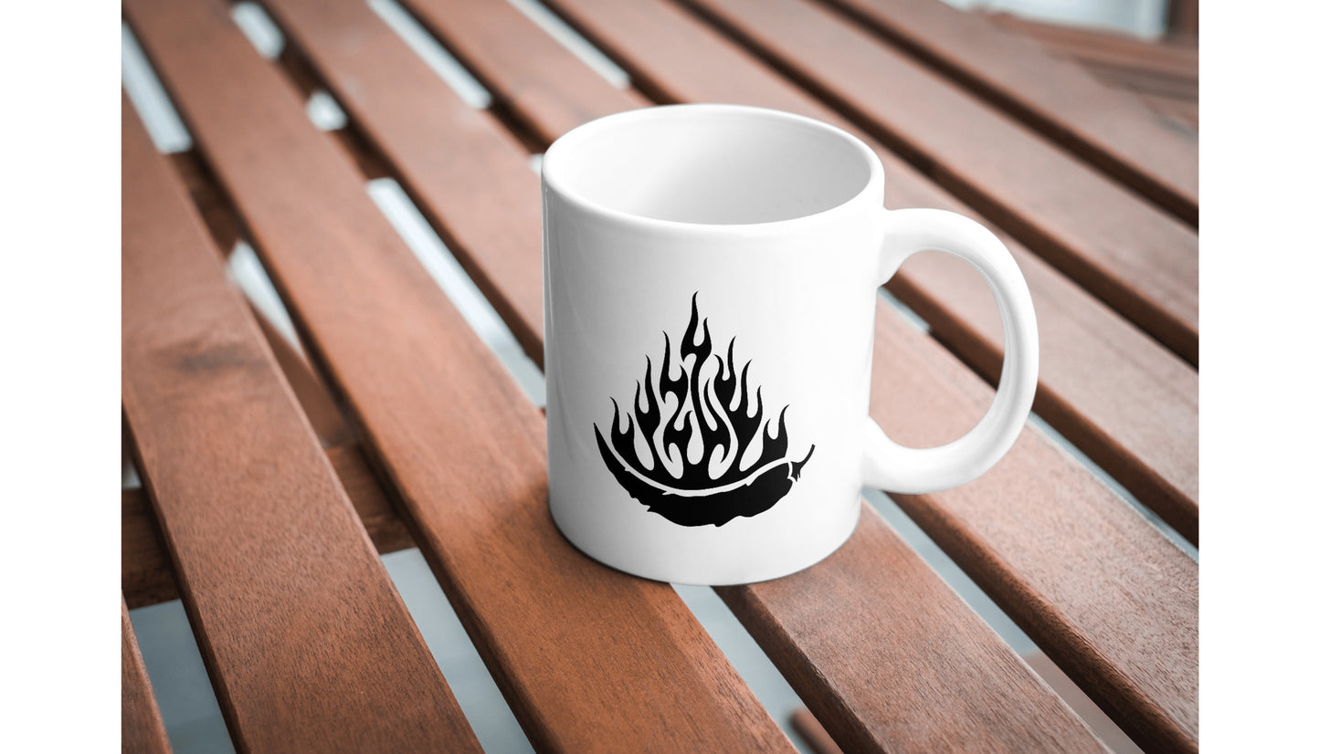 Chili pepper ignites vibrant flames for creative designs