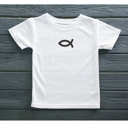Elegant Christian fish design suited for cutting machines