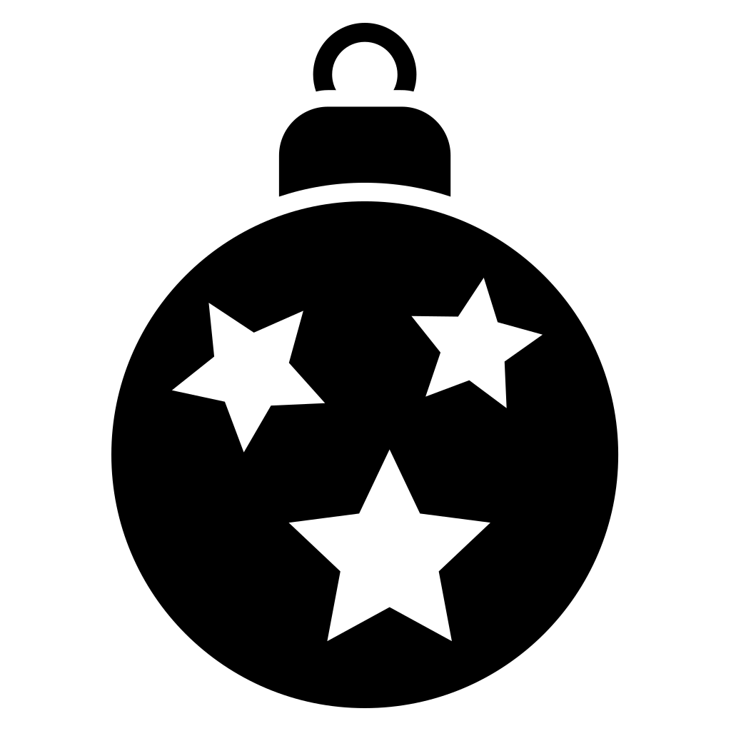 Create festive designs with Christmas tree ball vector SVG