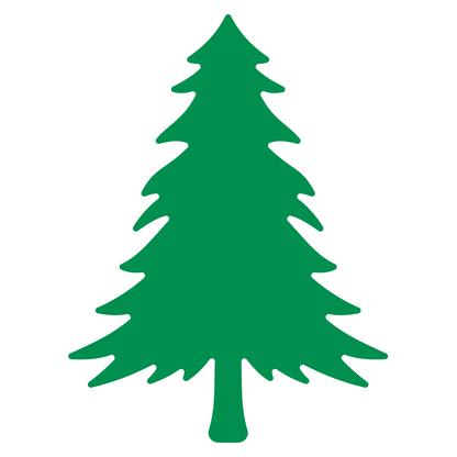 Cutting machine vector design of a festive Christmas tree