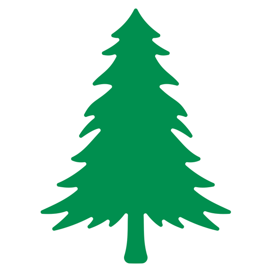 Cutting machine vector design of a festive Christmas tree