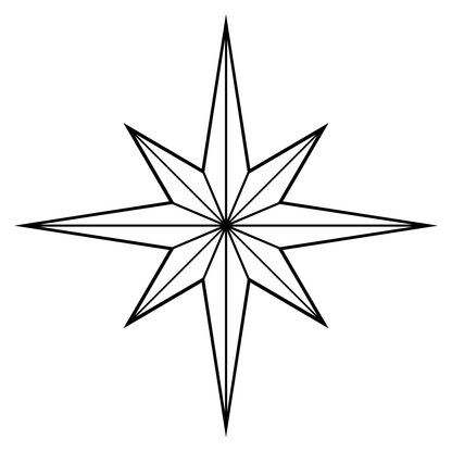 Stunning Christmas star vector design for cutting machines