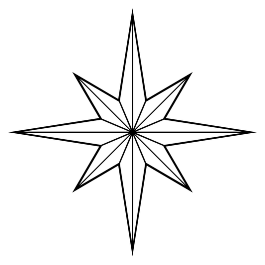 Stunning Christmas star vector design for cutting machines