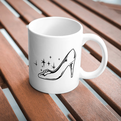 Elegant Cinderella's slipper design for cutting machines