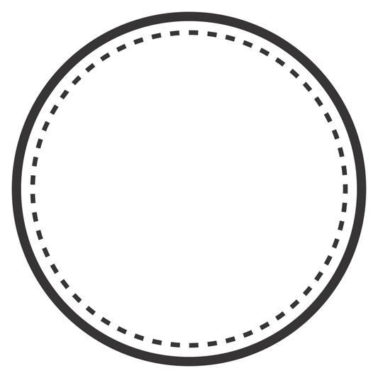 Decorative jar label design for cutting machines