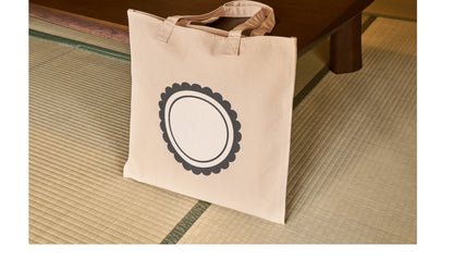 Circle label design for jar crafting projects and organization