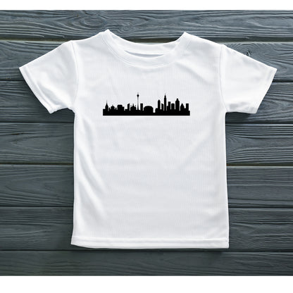 Stunning vector skyline design for cutting machines