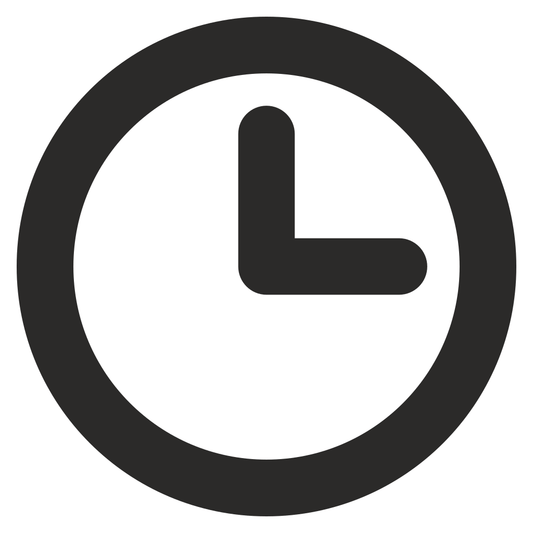 Creative clock icon design for crafting projects