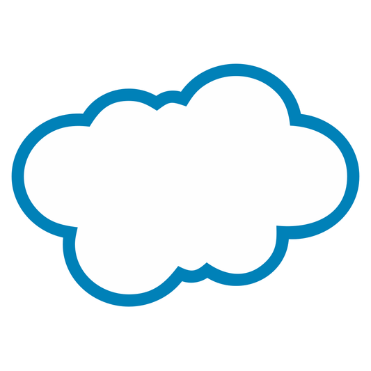 Creative cloud shape for cutting machine projects