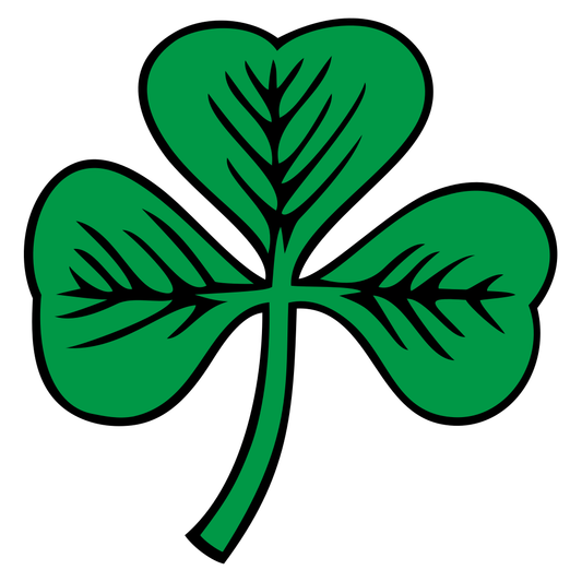 Cut beautiful crafts with a three-leaf clover design!