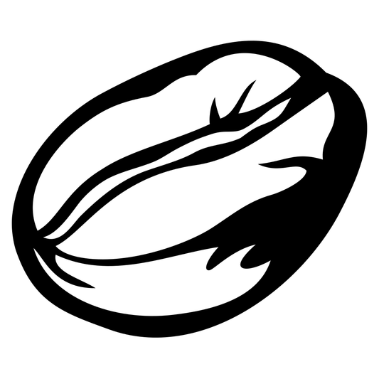 Coffee bean vector design for creative cutting projects