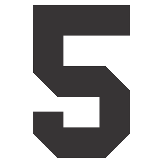 Creative college jersey team number digital design for crafting