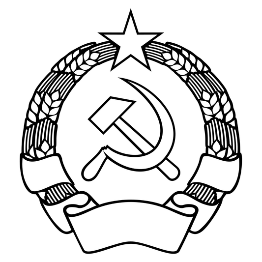 Communist emblem vector design for creative projects