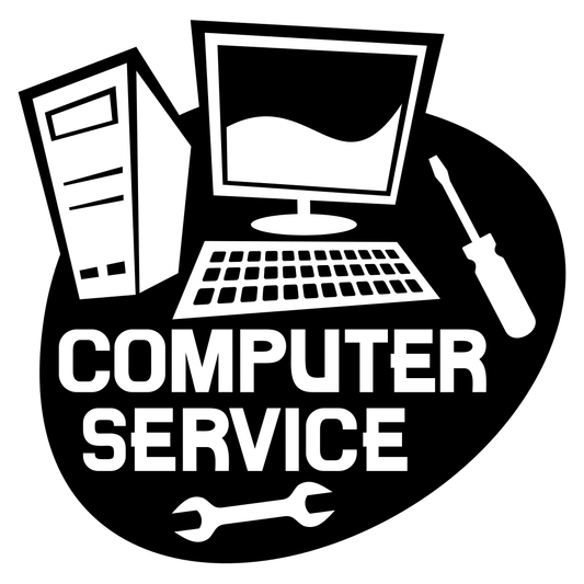 Creative vector design for computer service theme