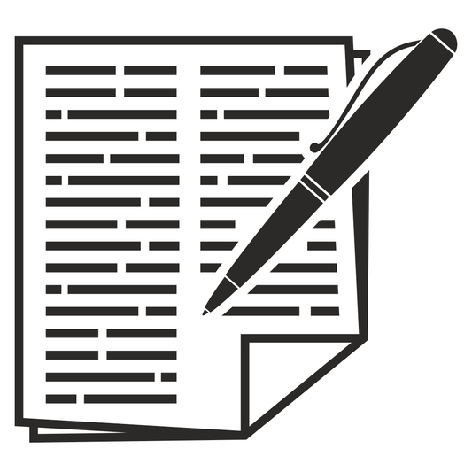 Design ideas for vector SVG files tailored for cutting machines - pen signature icon.