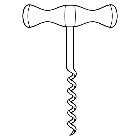 Discover creative vector corkscrew design for craft projects