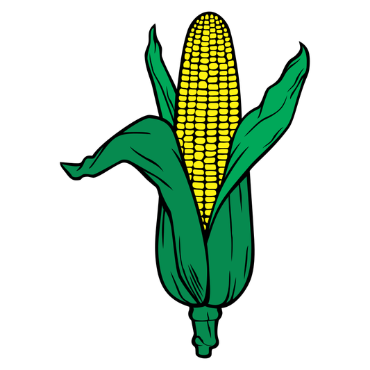 Vibrant vector design of creative corn for cutters