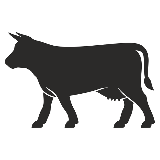 Creative cow vector design for cutting machine projects