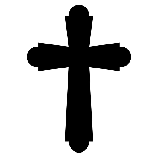 Unique vector cross design for creative projects and crafting