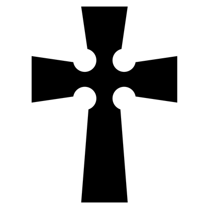 Unique black cross design perfect for cutting machines