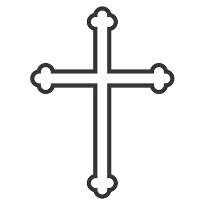 Beautiful cross design for crafting and cutting machine projects