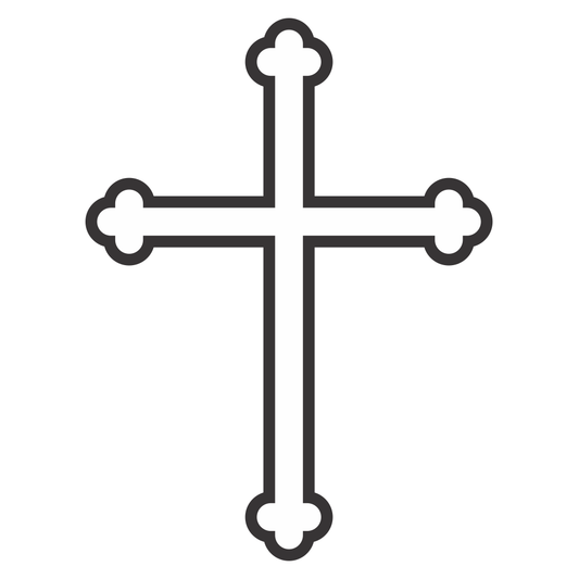 Beautiful cross design for crafting and cutting machine projects