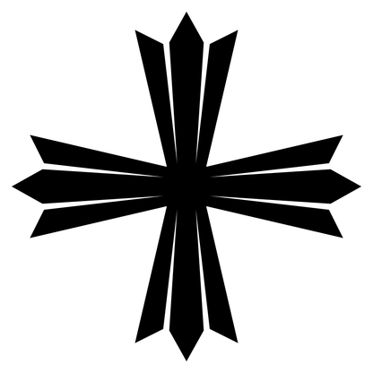 Creative black geometric design for cutting machines