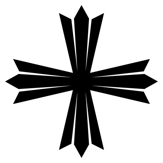 Creative black geometric design for cutting machines