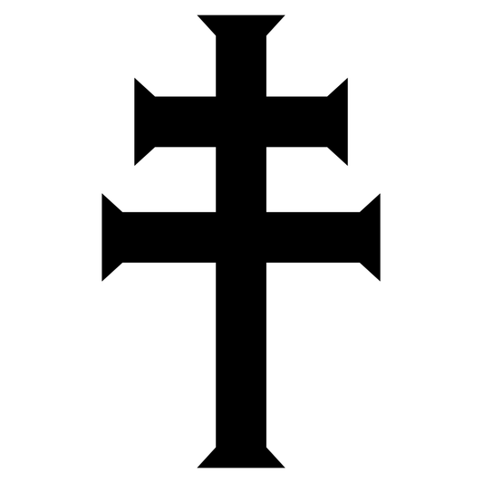 Unique black cross design for creative cutting projects