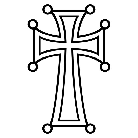 Decorative cross design for creative cutting machine projects