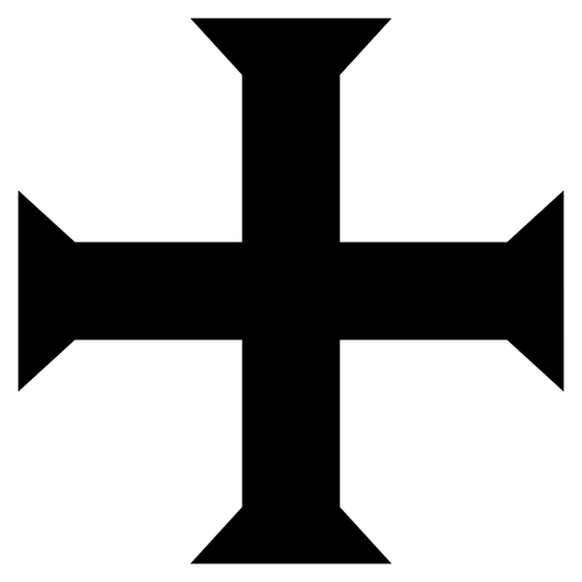 Unique black cross design for creative cutting projects