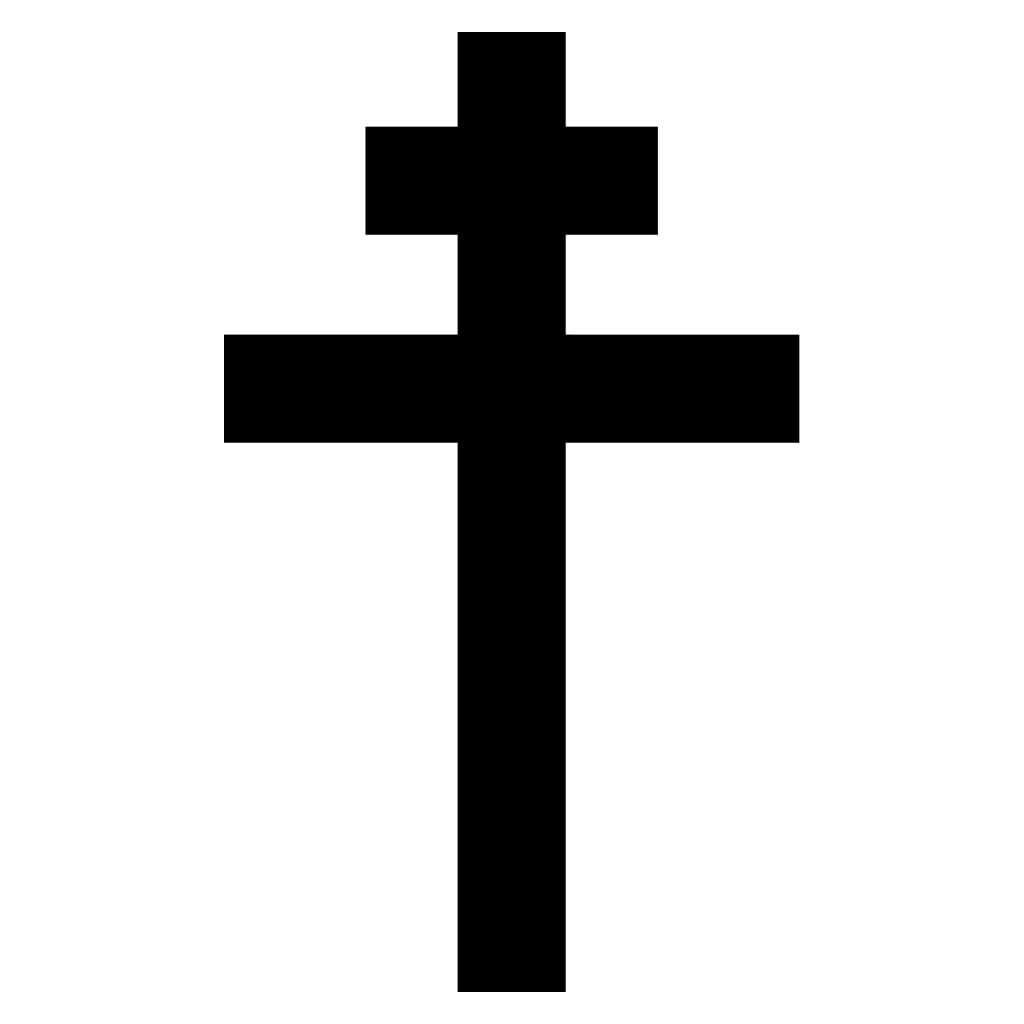 Unique black cross design for creative cutting projects