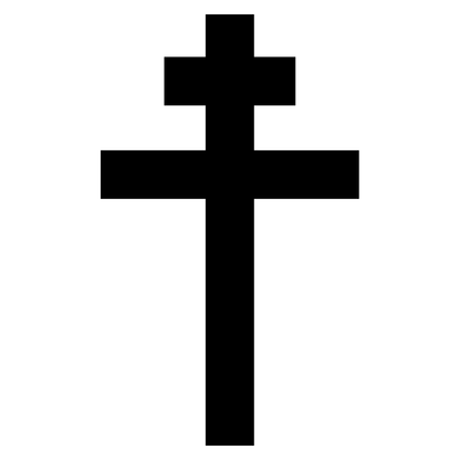 Unique black cross design for creative cutting projects