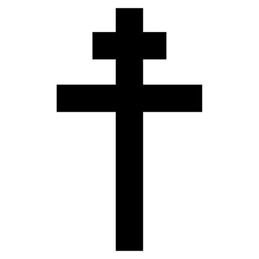 Unique black cross design for creative cutting projects