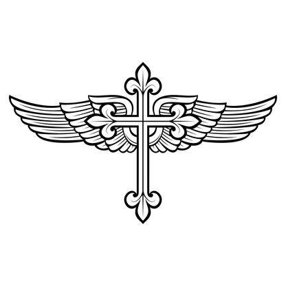 Unique winged cross design for cutting machines