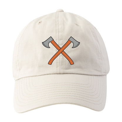 Crossed axes design for creative cutting projects
