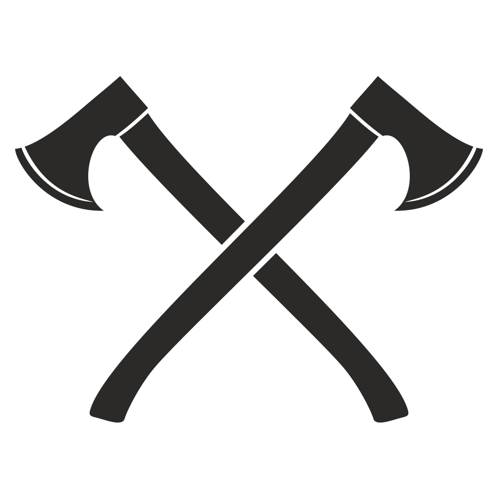 Crossed axes design for crafting and cutting machines