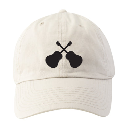 Crossed guitars design for creative cutting machine projects